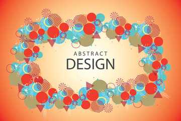 Circle pattern Abstract Background