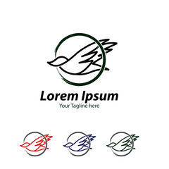 Naklejka premium eagle bird logo