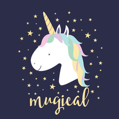 Cute Magical Unicorn.
