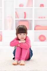 Sad little girl