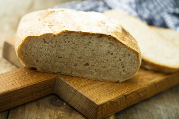 Homemade rye bread