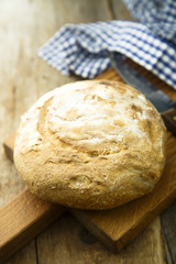 Homemade rye bread