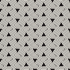 Vector seamless lattice pattern. Modern stylish texture with monochrome trellis. Repeating geometric grid. Simple design background...