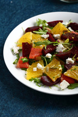 Beetroot salad with feta