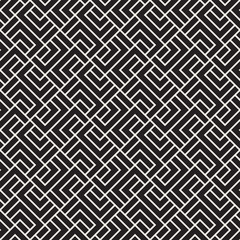 Vector seamless lattice pattern. Modern stylish texture with monochrome trellis. Repeating geometric grid. Simple design background...