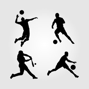 sport silhouette illustration