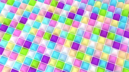 Holographic pyramids background. 3d illustration. Multicolor wallpaper. Smooth pastel texture. Spikes abstract. Sharp objects. 3d rendering backdrop.