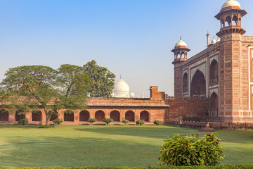 Great Gate, main entrance to Taj Mahal, Agra, Uttar Pradesh, India