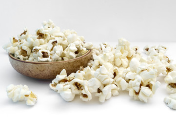 bowl full of popcorn
