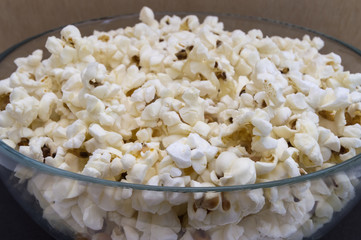 popcorn in a bowl