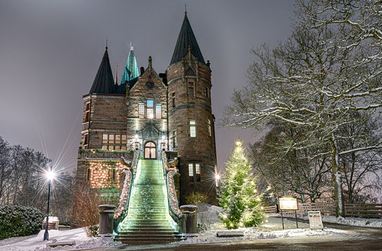 Teleborg castle in Winter, Sweden