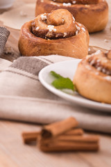 Cinnamon rolls. 
