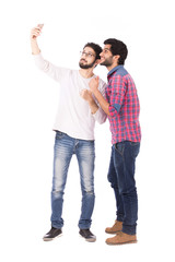 taking a selfie thumbs up