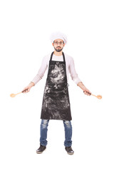 a worried chef