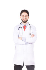 Fototapeta premium smiley doctor crossed arms