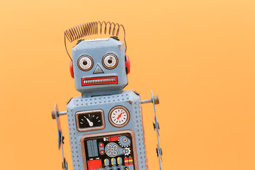 retro robot toy