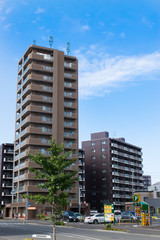 マンション　札幌都市風景