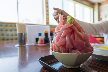 Big seafood bowl