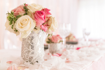 Décoration de table de mariage