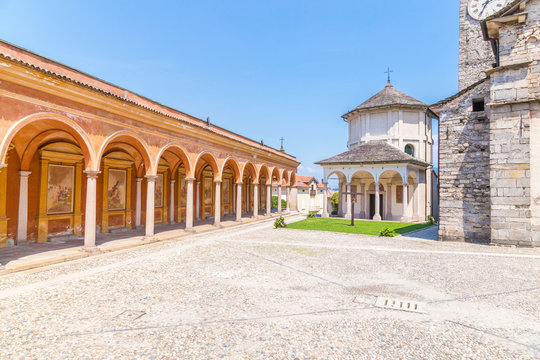 Church of Gervasio and Protasio at Baveno, on Lago maggiore, Piedmont, Italy