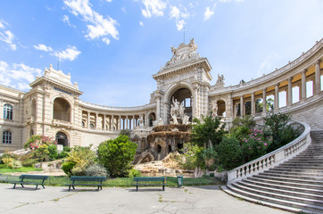 Fototapeta na wymiar Palais Longchamp in Marseille, France