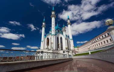 Qol Sharif mosque in sunny day , Kazan, Russia