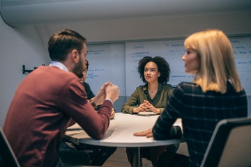 Discussing a new project