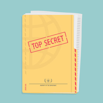 Secret Folder With Documents