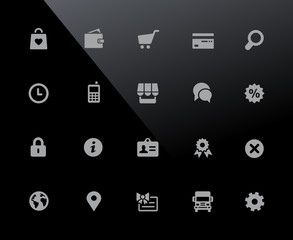 Online Store Icons // 32px Series - Vector icons adjusted to work in a 32 pixel grid.