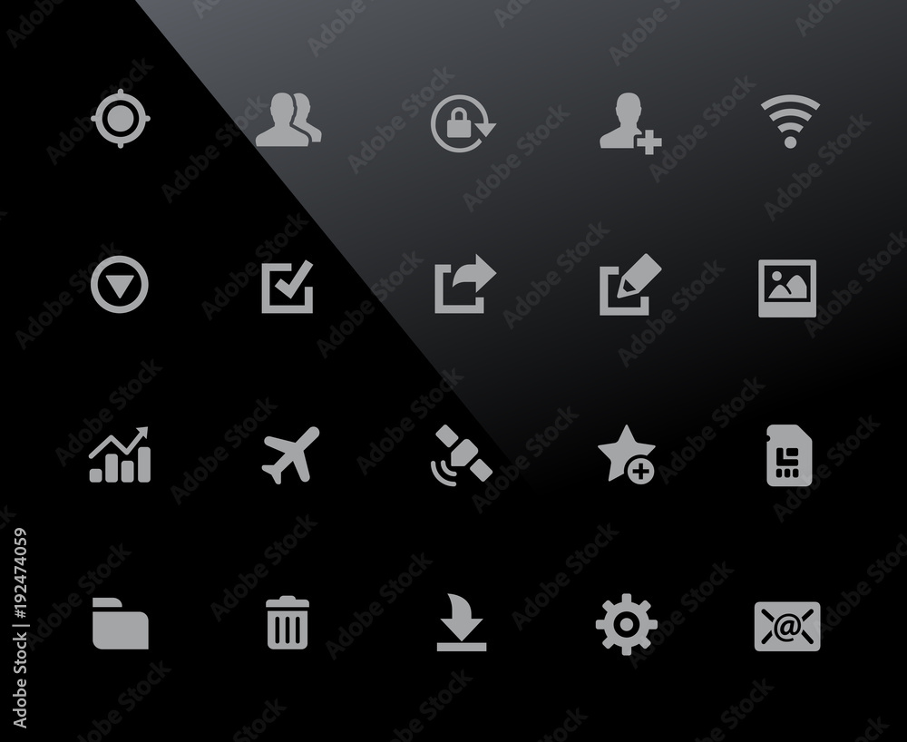 Aufkleber web & mobile icons 2 // 32px series - vector icons adjusted to work in a 32 pixel grid.