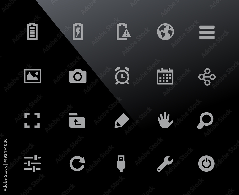 Aufkleber web & mobile icons 3 // 32px series - vector icons adjusted to work in a 32 pixel grid.