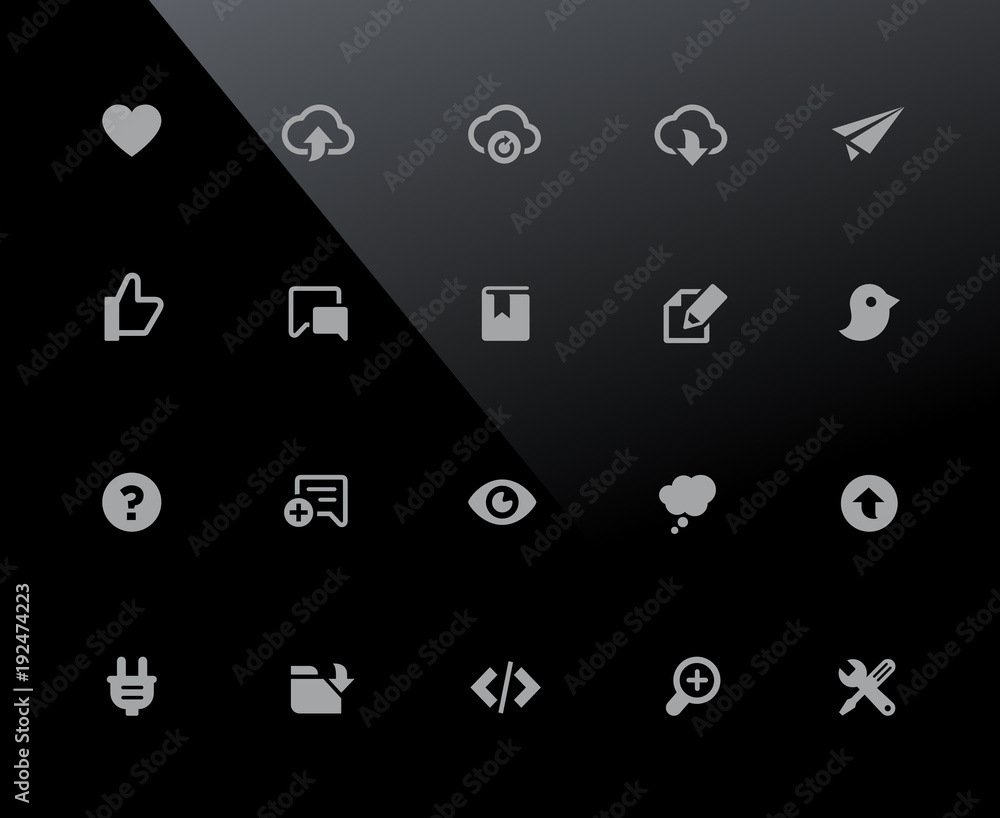 Aufkleber web & mobile icons 8 // 32px series - vector icons adjusted to work in a 32 pixel grid.
