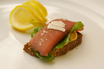 Tuna sandwich.