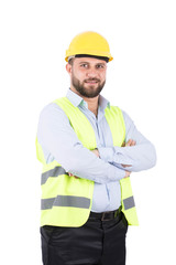 crossed arms engineer