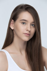 Fototapeta premium Attractive woman with a smile