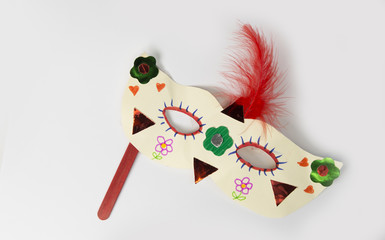 mask eye carnival toy for background