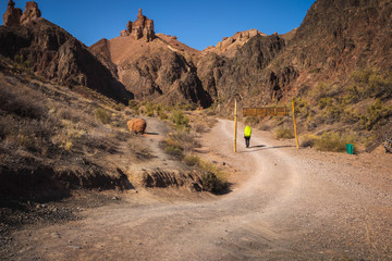 Beauty of Charyn canyon in Kazakhstan.