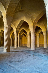Fototapeta premium Persian ancient mosque in Shiraz, Iran