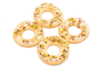 pistachio cookies isolated