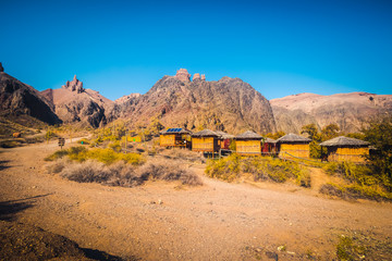 Beauty of Charyn canyon in Kazakhstan.
