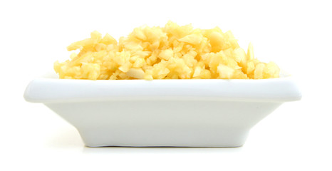  fresh popped popcorn isolated on white background