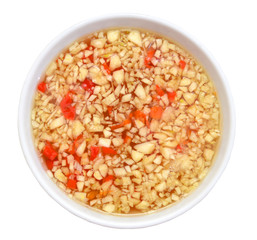 A fish sauce bowl vietnamese