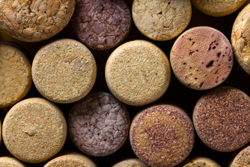wine cork background  bright color
