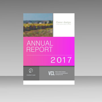 Cover design for Annual Report, Catalog or Magazine, Book or Brochure, Booklet or flyer. Creative vector concept