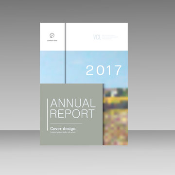 Cover design for Annual Report, Catalog or Magazine, Book or Brochure, Booklet or flyer. Creative vector concept