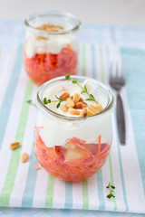 Karottensalat mit Ananas