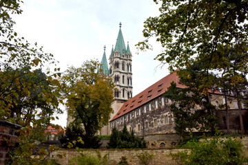 Naumburg, Stadtmauer und Dom