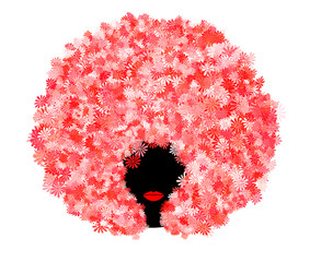 Afro Flower - obrazy, fototapety, plakaty