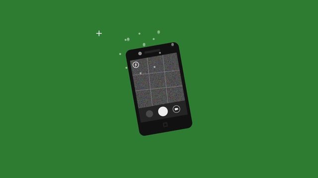 Transition Mobile Phone Flies Up and Falls