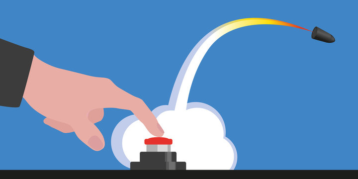 missile - guerre - bouton - nucl&eacute;aire - bombe - menace - cible - riposte - d&eacute;fense - doigt